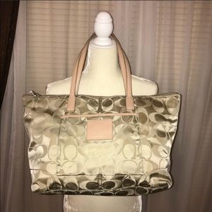 Coach Legacy Weekender Tote in Gold!